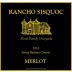 Rancho Sisquoc Merlot 2016 Front Label