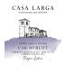Casa Larga Cab-Merrlot 2014 Front Label