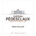 Chateau Pedesclaux 2016 Front Label