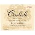 Carlisle Carlisle Vineyard Zinfandel 2020 Front Label
