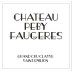 Chateau Peby Faugeres 2020 Front Label