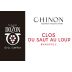 Domaine Dozon Chinon Clos du Saut au Loup 2020 Front Label