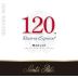 Santa Rita 120 Reserva Especial Merlot 2016 Front Label