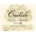 Carlisle Sierra Mar Vineyard Syrah 2016 Front Label