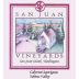 San Juan Vineyards Cabernet Sauvignon 2008 Front Label