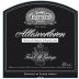 Allesverloren Fine Old Vintage Port 2011 Front Label