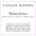 Cataldi Madonna Malandrino Montepulciano d'Abruzzo 2020 Front Label