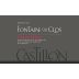 Fontaine du Clos Vacqueyras Castillon 2019 Front Label