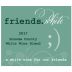 Pedroncelli friends.white 2017 Front Label