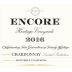 Encore Heritage Vineyards Chardonnay 2016 Front Label
