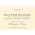 Walter Hansel Cahill Lane Vineyard Pinot Noir 2003 Front Label