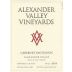 Alexander Valley Vineyards Cabernet Sauvignon 2018 Front Label