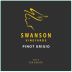 Swanson Pinot Grigio 2019 Front Label