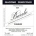 Giacomo Fenocchio Barolo Cannubi 2021 Front Label