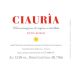 Pietro Caciorgna Ciauria Etna Rosso 2020 Front Label