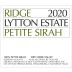 Ridge Lytton Estate Petite Sirah 2020 Front Label