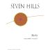 Seven Hills Winery Columbia Valley Merlot 2015 Front Label