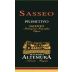 Masseria Altemura Salento Sasseo Primitivo 2015 Front Label