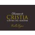 Domaine de Cristia Cotes du Rhone Vieilles Vignes 2021 Front Label