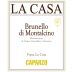 Caparzo Brunello di Montalcino Vigna La Casa 2018 Front Label