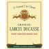 Chateau Larcis Ducasse 2018 Front Label