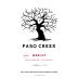 Paso Creek Merlot 2016 Front Label