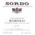 Giovanni Sordo Barolo 1997 Front Label