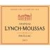Chateau Lynch-Moussas Pauillac 2015 Front Label