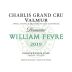 William Fevre Chablis Valmur Grand Cru 2019 Front Label