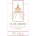Clos Henri Pinot Noir 2018 Front Label