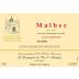 d'Autrefois Malbec 2017 Front Label