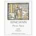 Sineann Pinot Gris 2001 Front Label