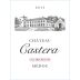 Chateau Castera 2015 Front Label