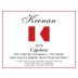 Keenan Capstone Red 2020 Front Label