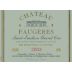 Chateau Faugeres 2003 Front Label