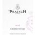 Pratsch Organic Rose 2021 Front Label
