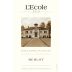 L'Ecole 41 Walla Walla Valley Estate Merlot 2016 Front Label