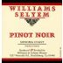 Williams Selyem Sonoma Coast Pinot Noir 2018 Front Label