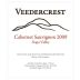 Veedercrest Napa Cabernet Sauvignon 2009 Front Label