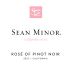 Sean Minor Rose of Pinot Noir 2023 Front Label