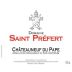 Domaine Saint Prefert Chateauneuf-du-Pape 2017 Front Label
