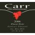 Carr Vineyards & Winery Lindsay Vineyard Pinot Noir 2006 Front Label