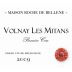 Maison Roche de Bellene Volnay Les Mitans Premier Cru 2009 Front Label