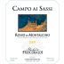 Frescobaldi Rosso di Montalcino CastelGiocondo Campo ai Sassi 2009 Front Label