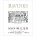 Ravines Maximilien 2020 Front Label