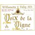 Voix de la Vigne Pinot Gris 2018 Front Label