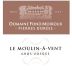 Domaine de la Fond Moiroux Moulin-a-Vent Gros Vosges 2020 Front Label