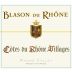Blason du Rhone Cotes du Rhone Villages 2014 Front Label