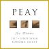 Peay Vineyards Les Titans Estate Syrah 2017 Front Label