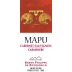 Baron Philippe de Rothschild Mapu Cabernet Sauvignon Carmenere 2017 Front Label